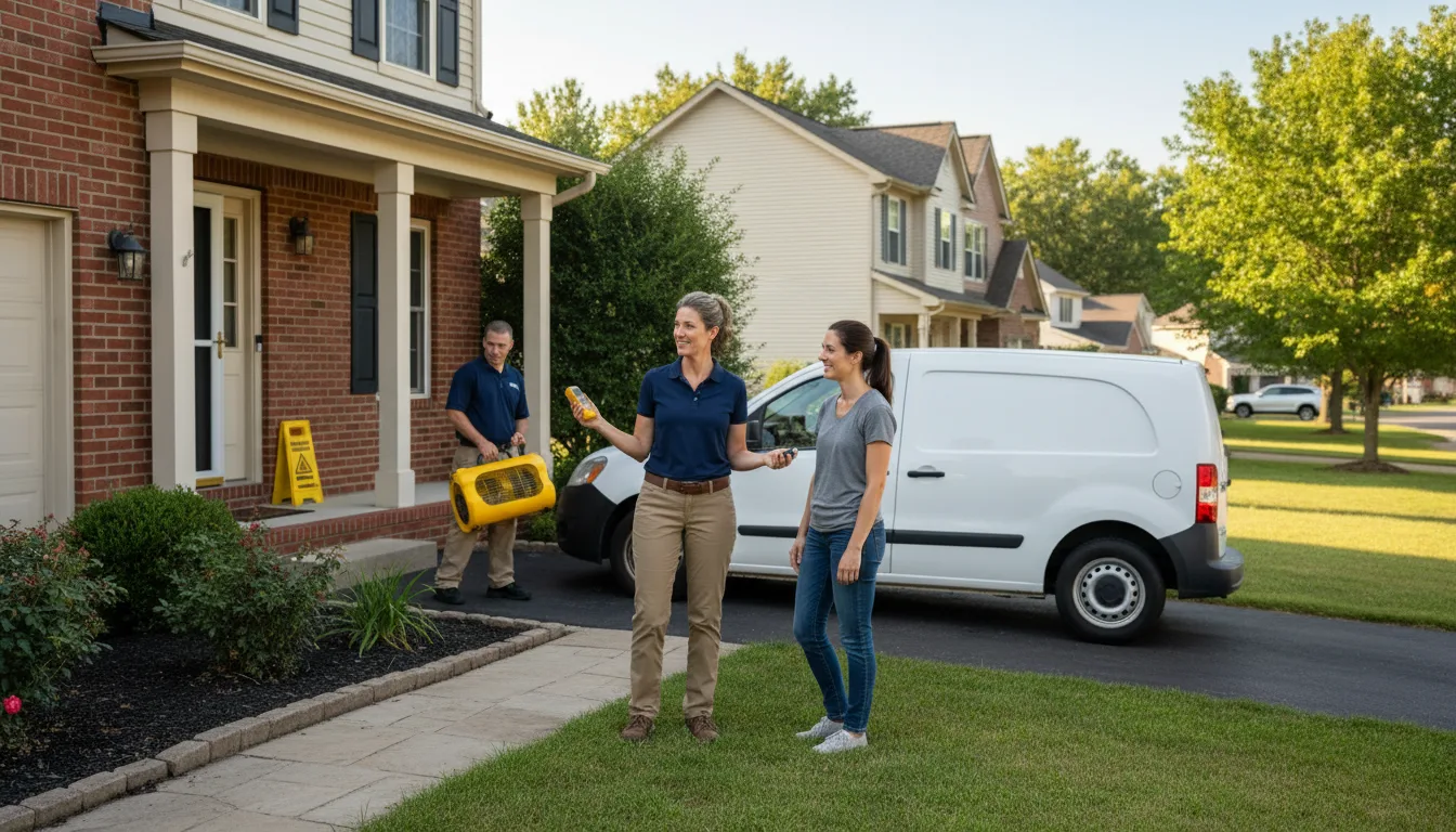 Water restoration image for Water Damage & Restoration Services in Tecumseh, MO